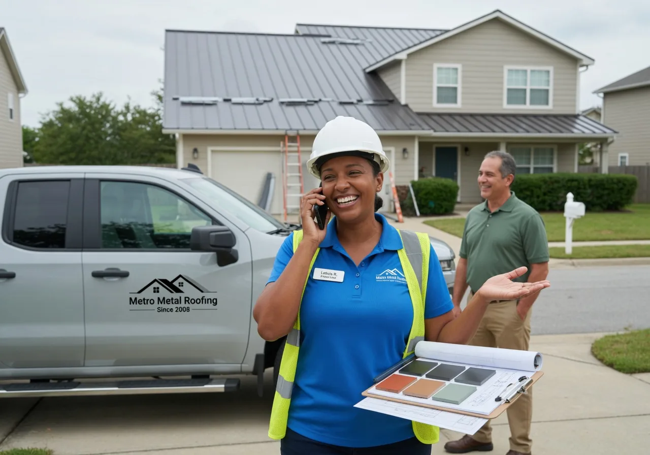 Storm Damage Metal Roof Repair in Blakesburg, IA